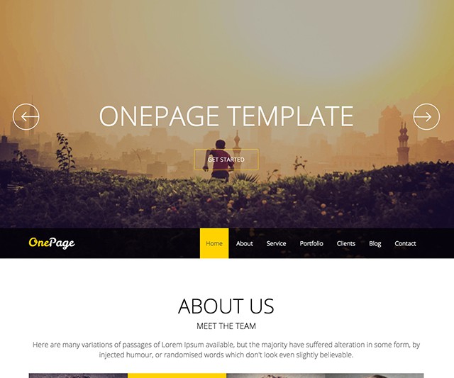 Shaper Onepage - Responsive Joomla Onepage Template