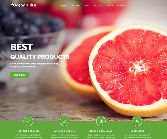 Shaper Organic Life - Eco-Friendly Businesses & e-Commerce Joomla Template