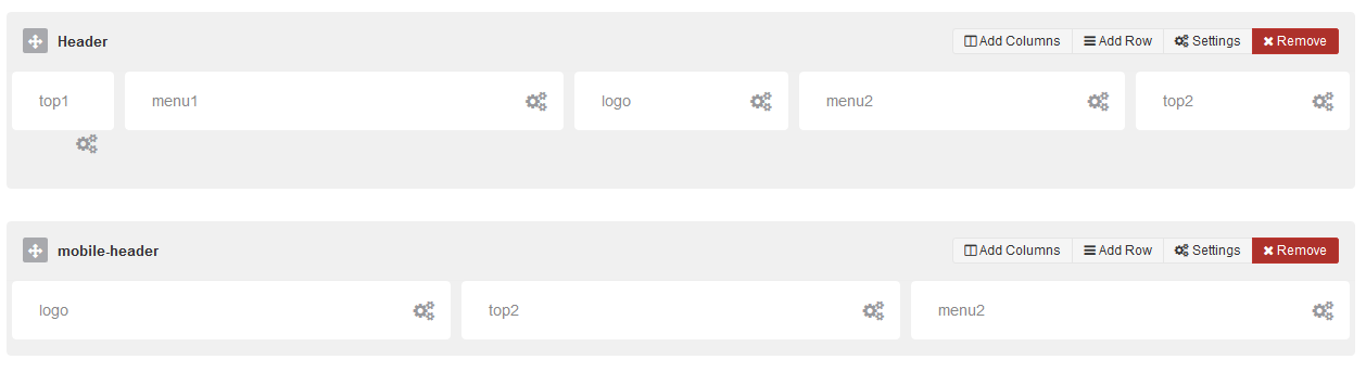  Layout modified to be more mobile useful (3 columns)