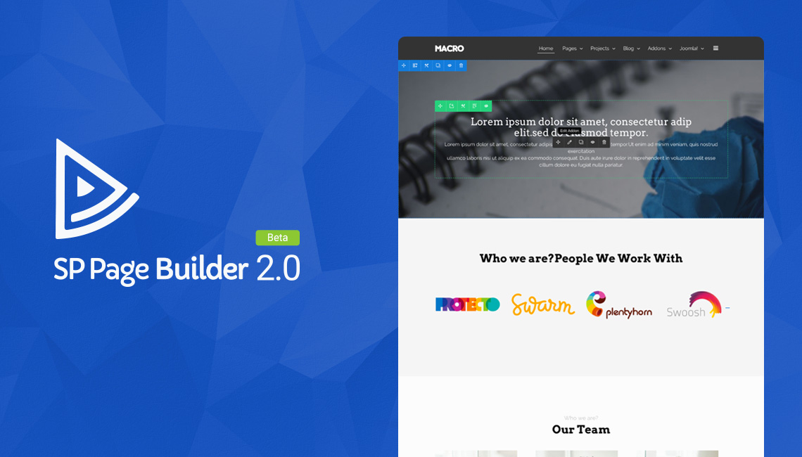 Introducing SP Page Builder 2.0 Beta with frontend editing