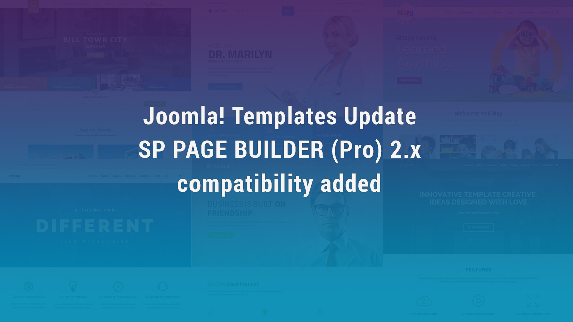 Big templates update for SP Page Builder 2 compatibility
