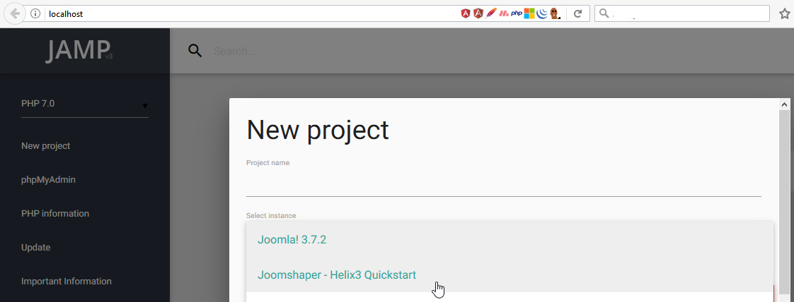 JoomShaper introduces Joomla! virtual host with JAMP3