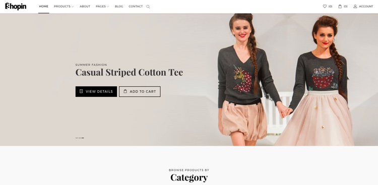 Shopin Homepage