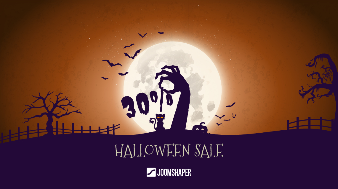Sale! 30% Halloween discount on all JoomShaper products