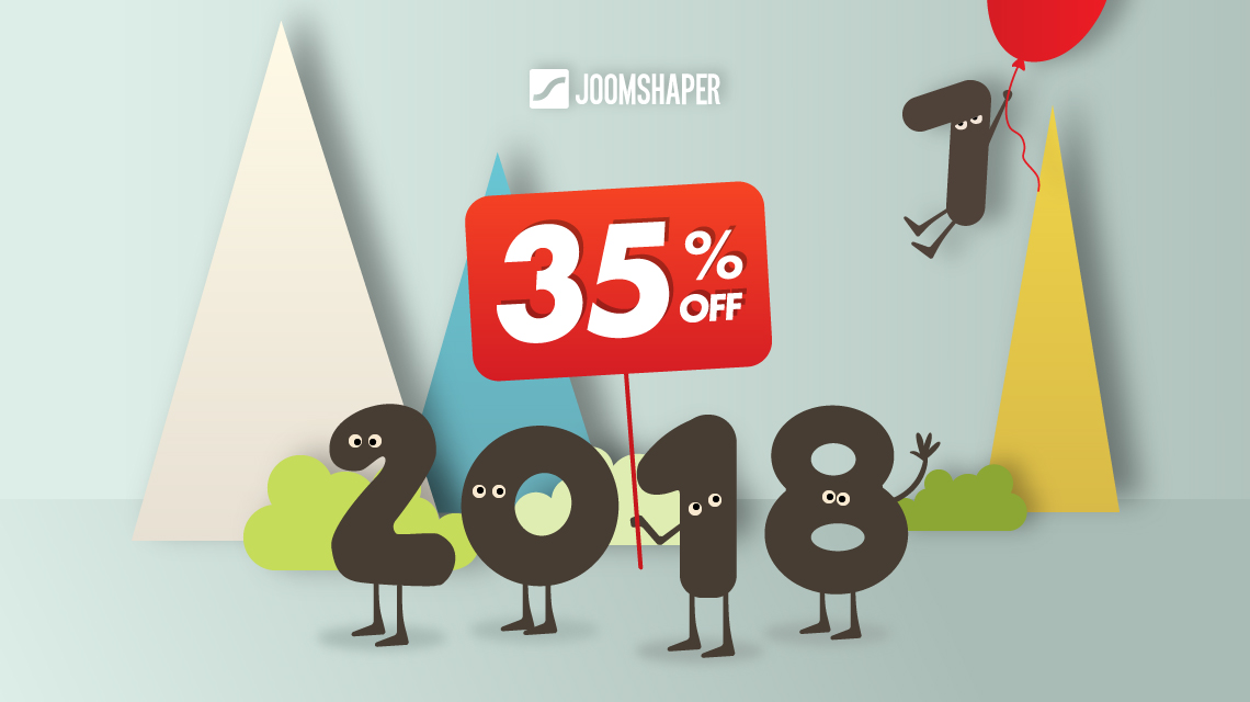 35% new year discount on all JoomShaper products!