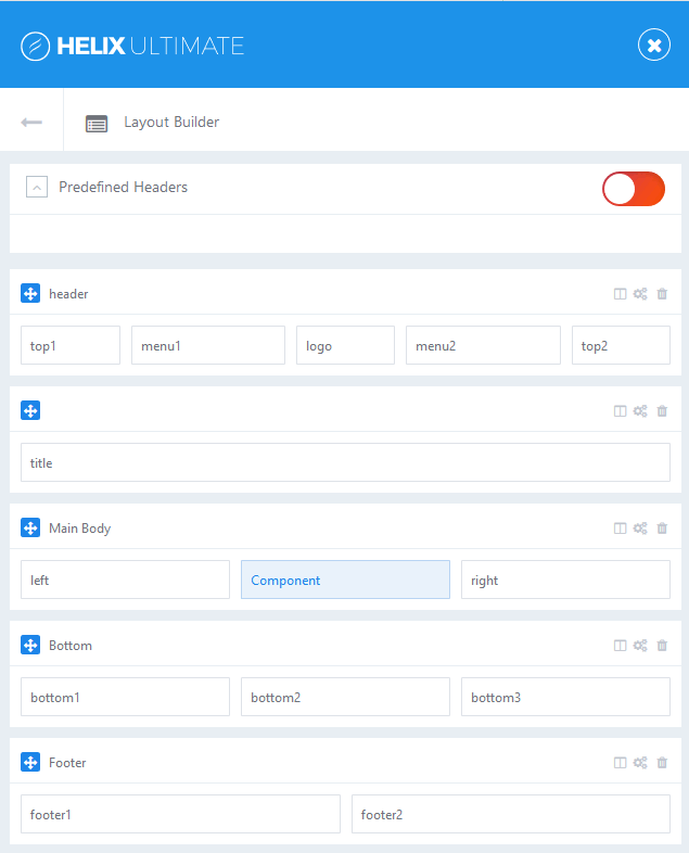 Layout - Default Modules Positions | Salon - Documentation | JoomShaper