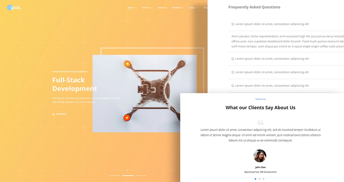 Opus review: The creative agency template you’ve been looking for