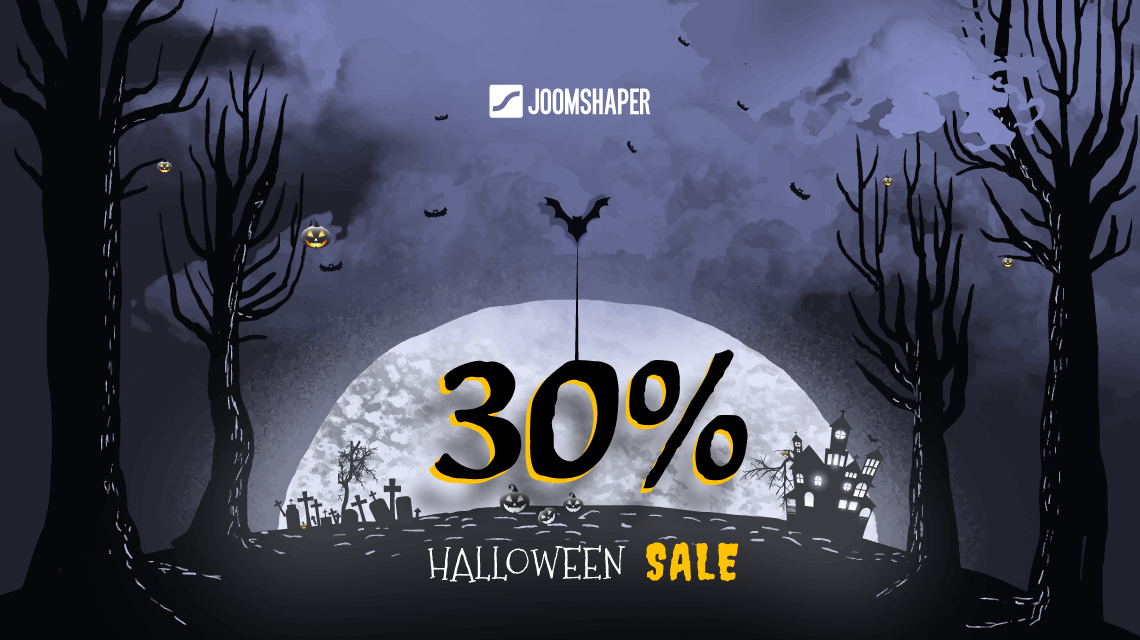 [Expired] 30% discount! It’s a Halloween treat!
