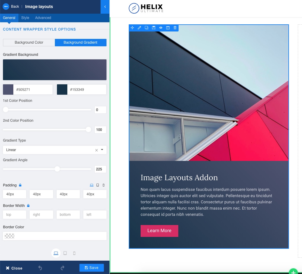 Update: SP Page Builder gets new Image Layouts addon & more shapes in v3.4.3 Pro
