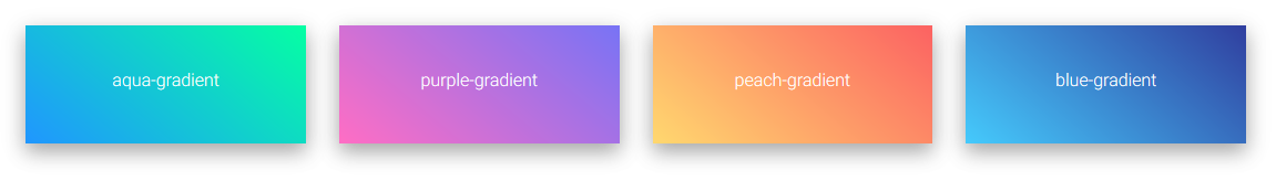 gradients in page builder