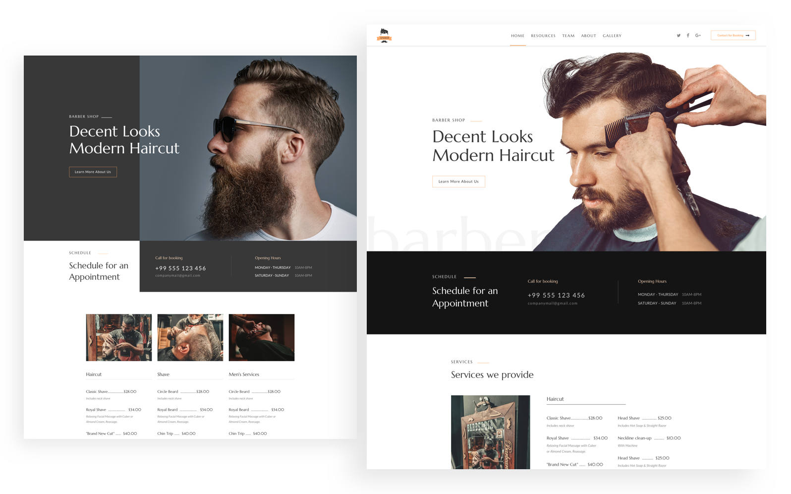 Barber - Hairdresser and Beauty Salon Joomla Template - JoomShaper