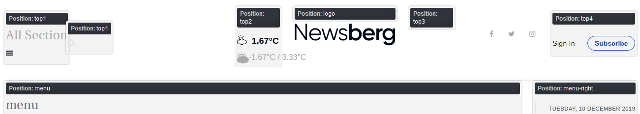 newsberg module positions