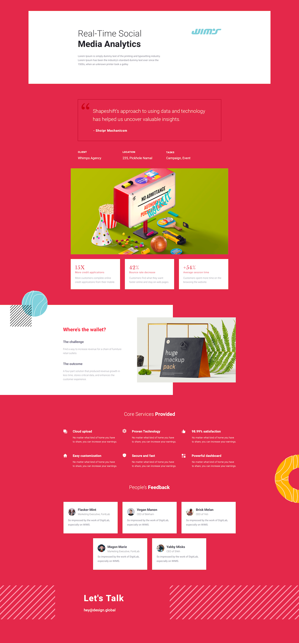 Digital marketing layout bundle