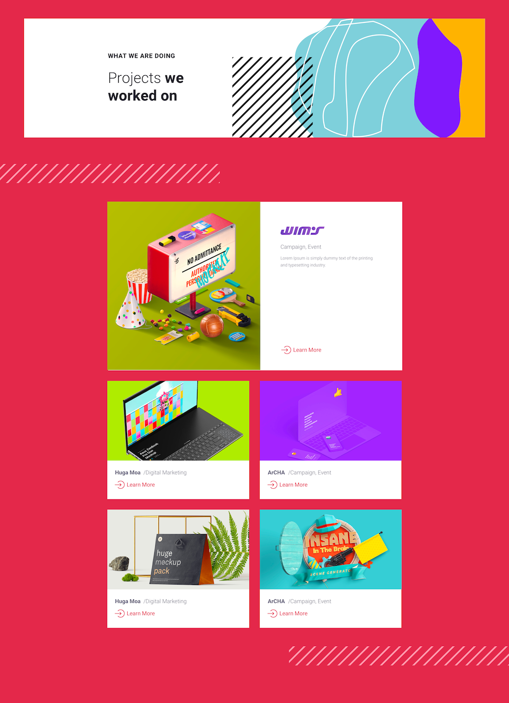 Digital marketing layout bundle