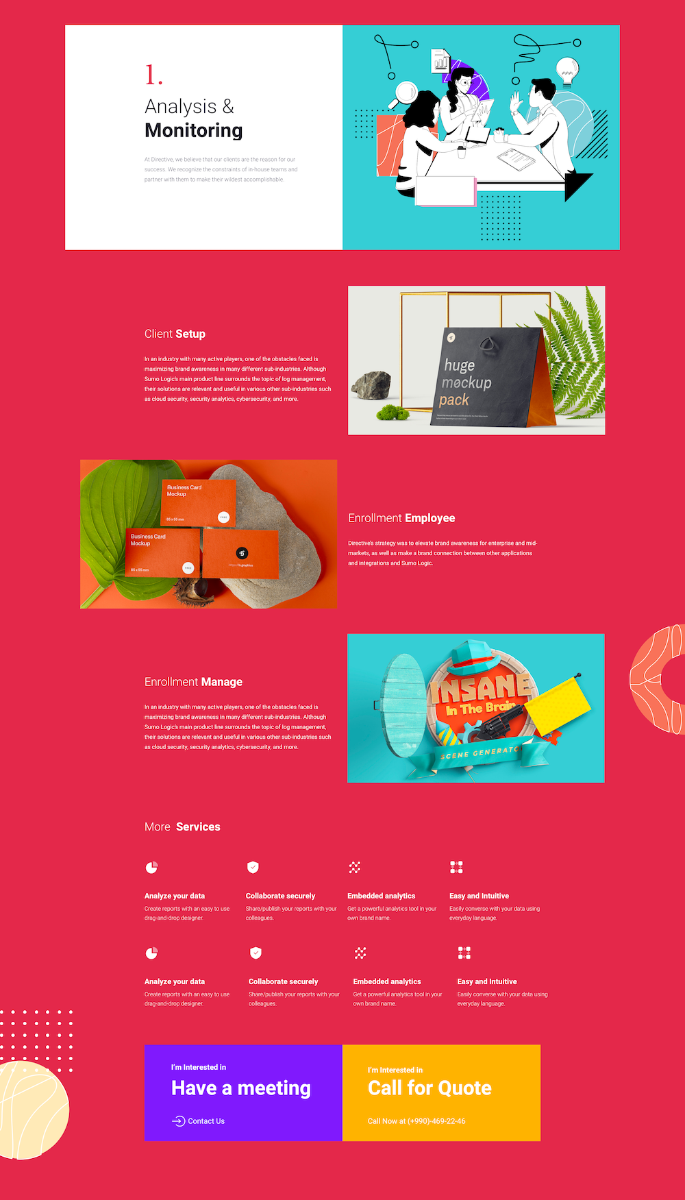 Digital marketing layout bundle