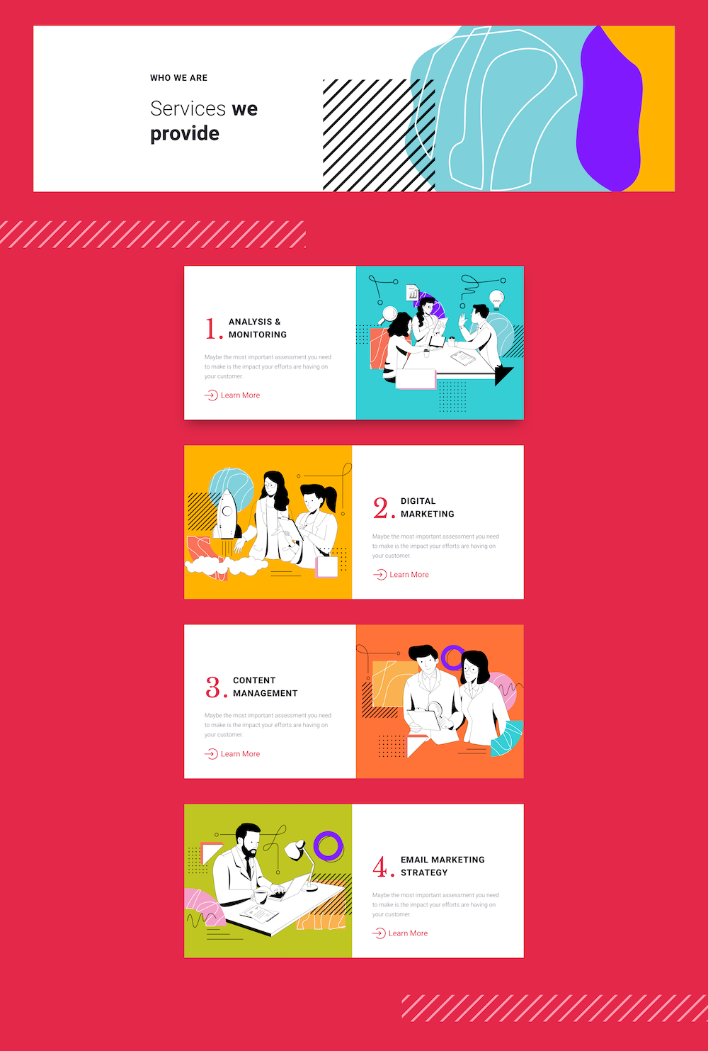 Digital marketing layout bundle