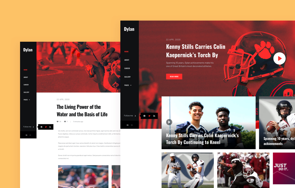 Introducing Dylan: Athlete Joomla Template to Gear Up Sportsmanship Online