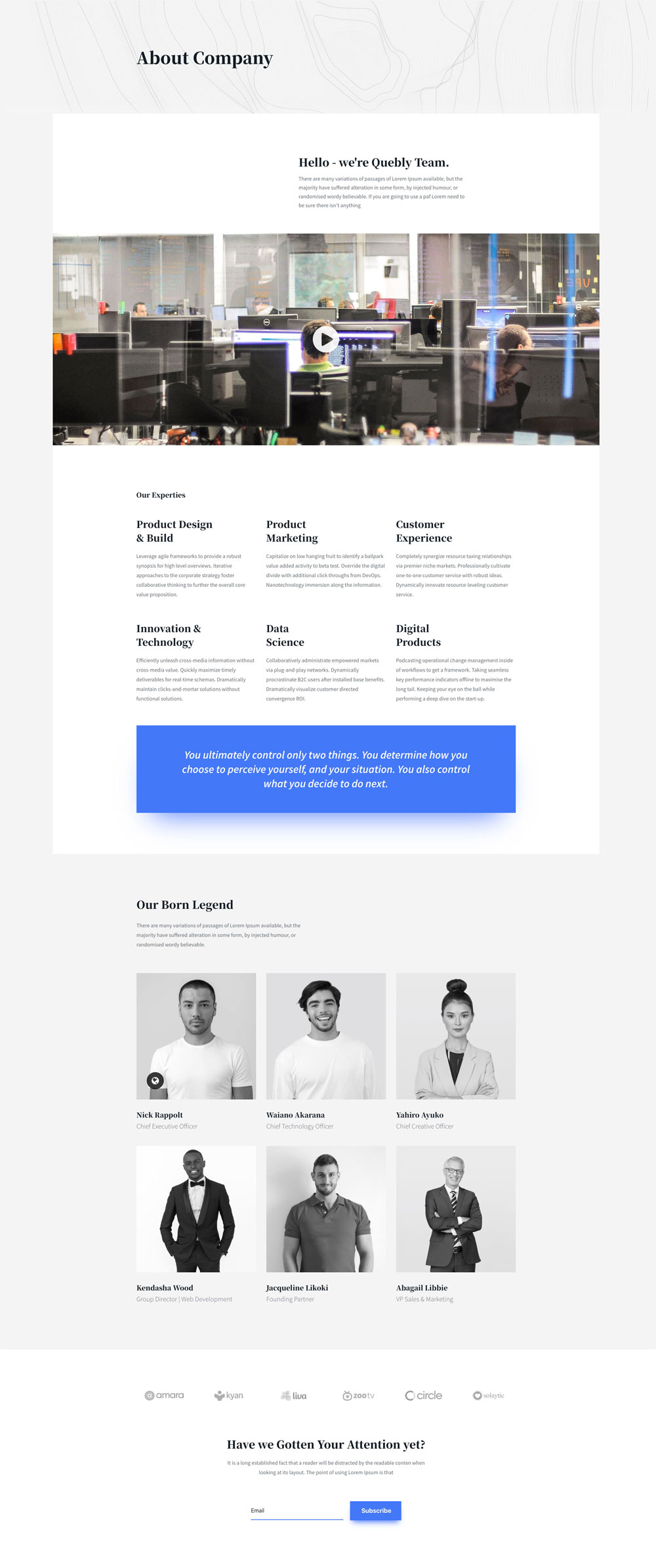 Agency layout bundle