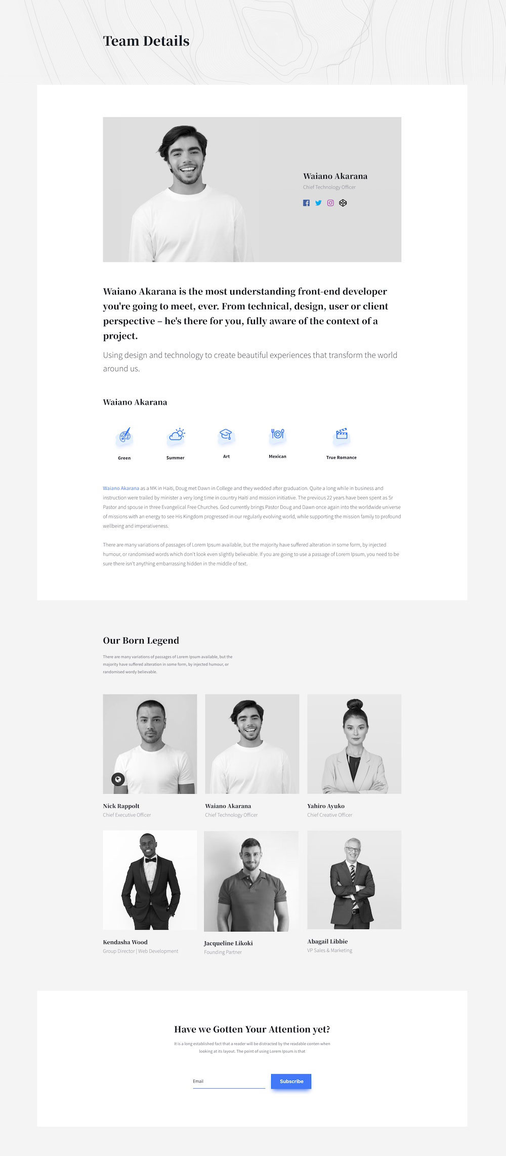 Agency layout bundle