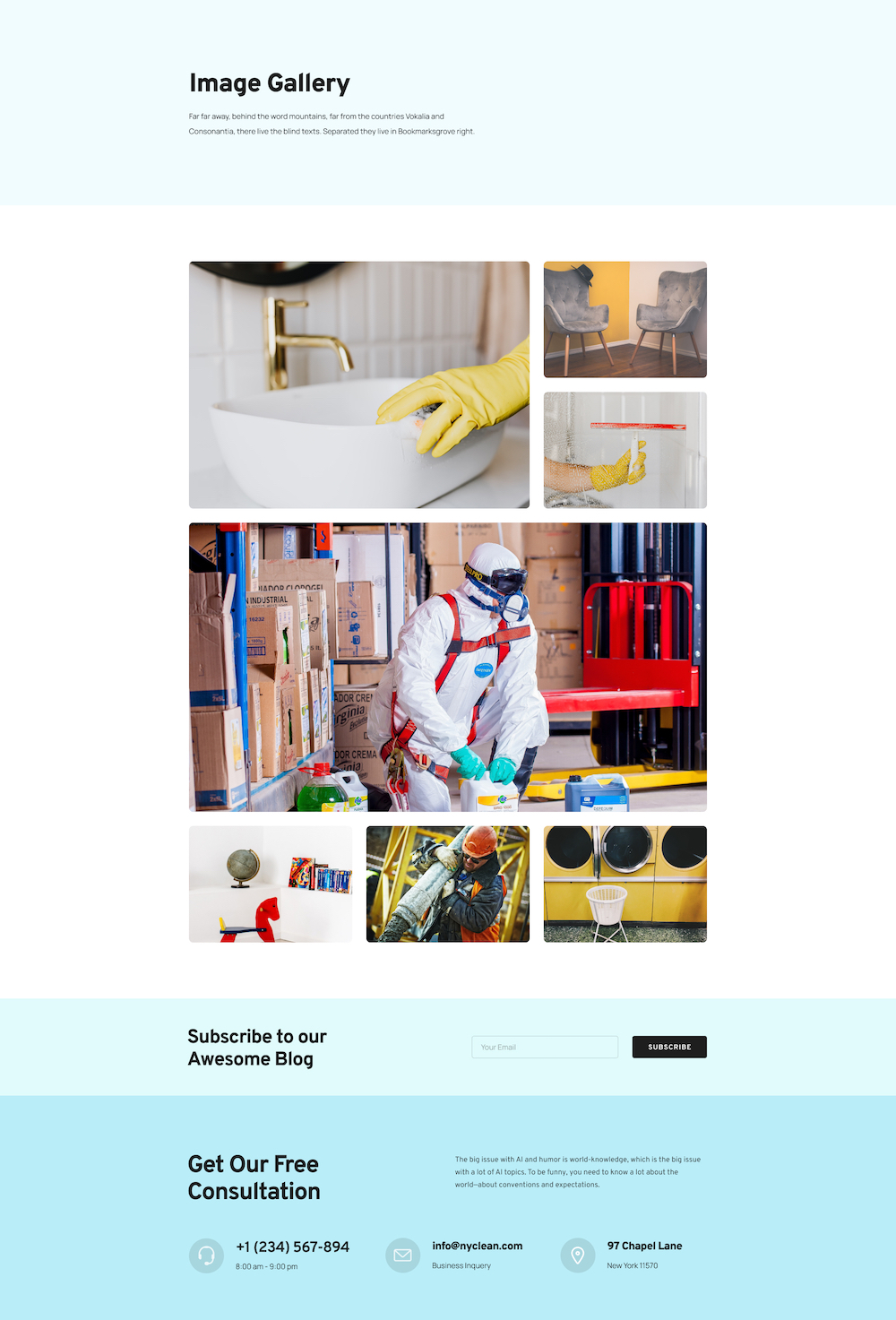 Cleaning Service Layout Bundle