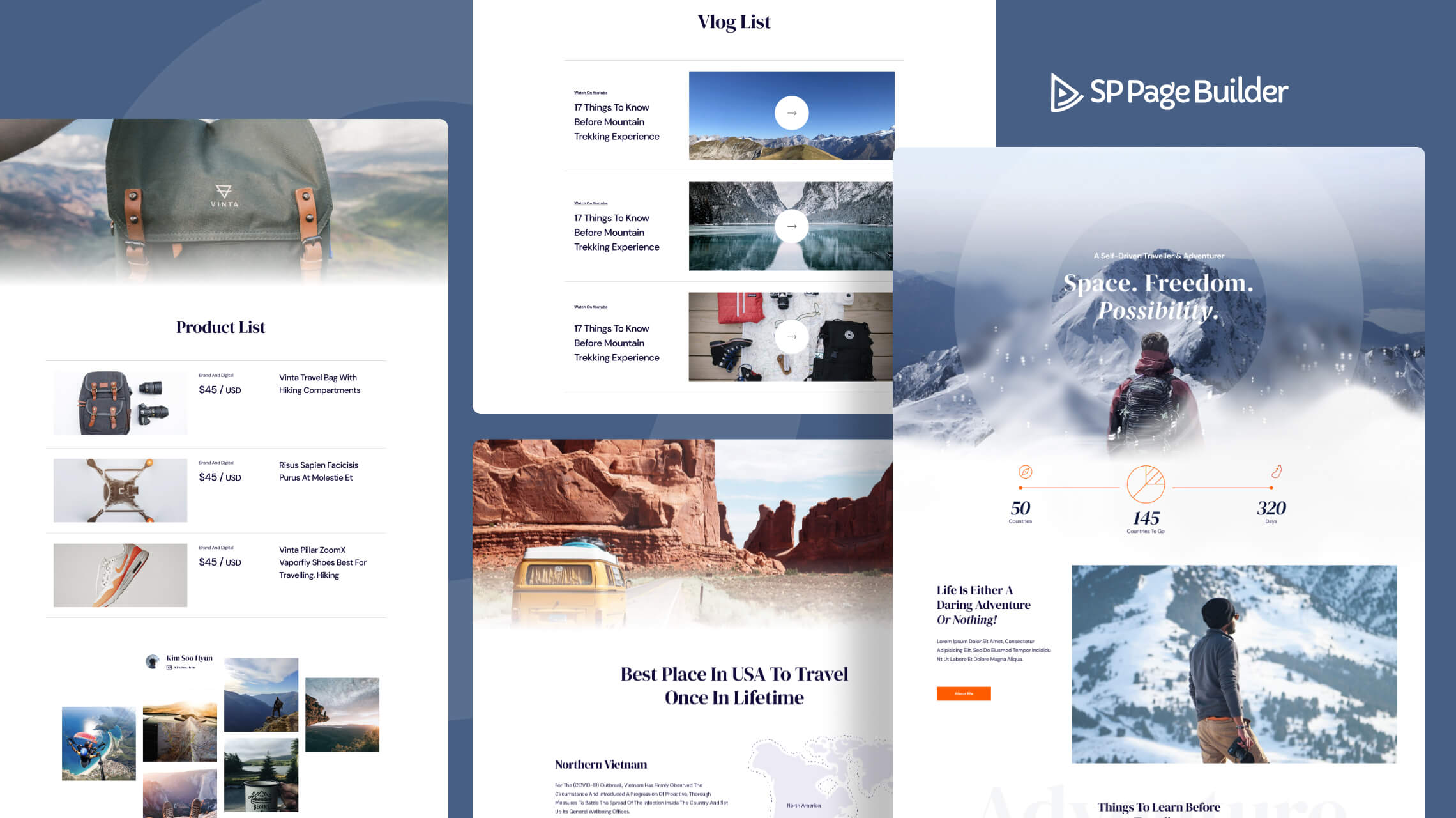 Introducing Wanderlust - A Free Layout Bundle for SP Page Builder Pro