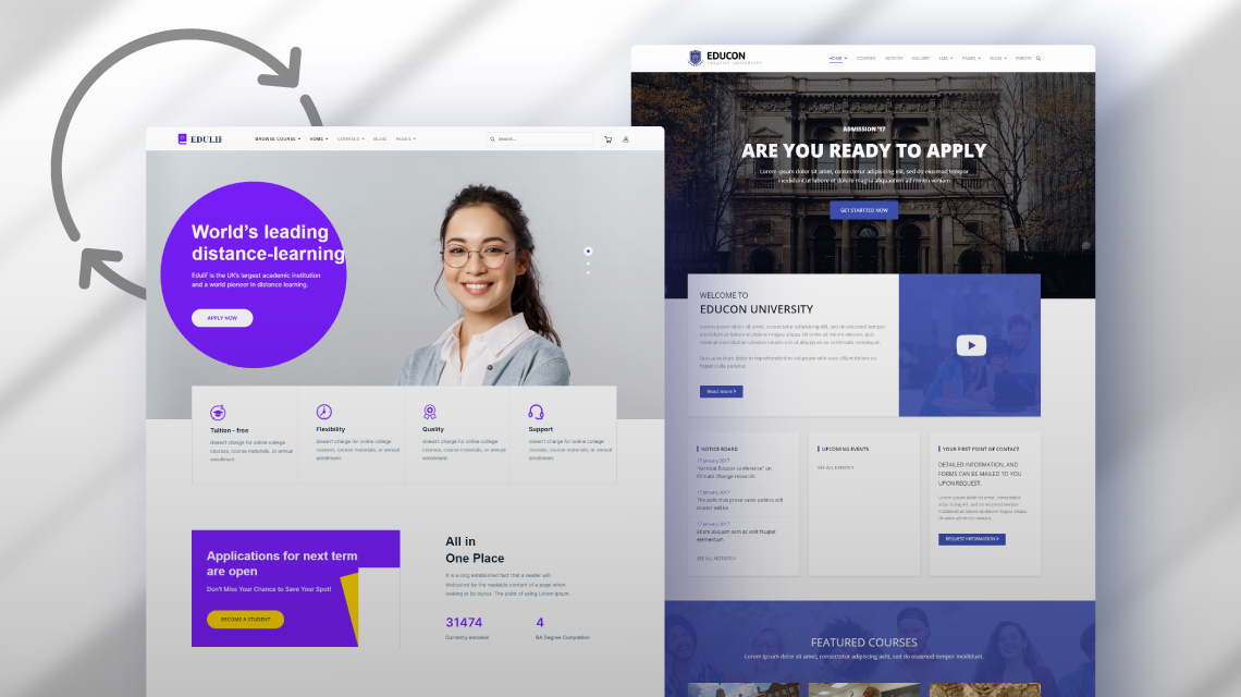 Update: Educon and Edulif Joomla Template Got Latest Components and Fixed All Known Bugs