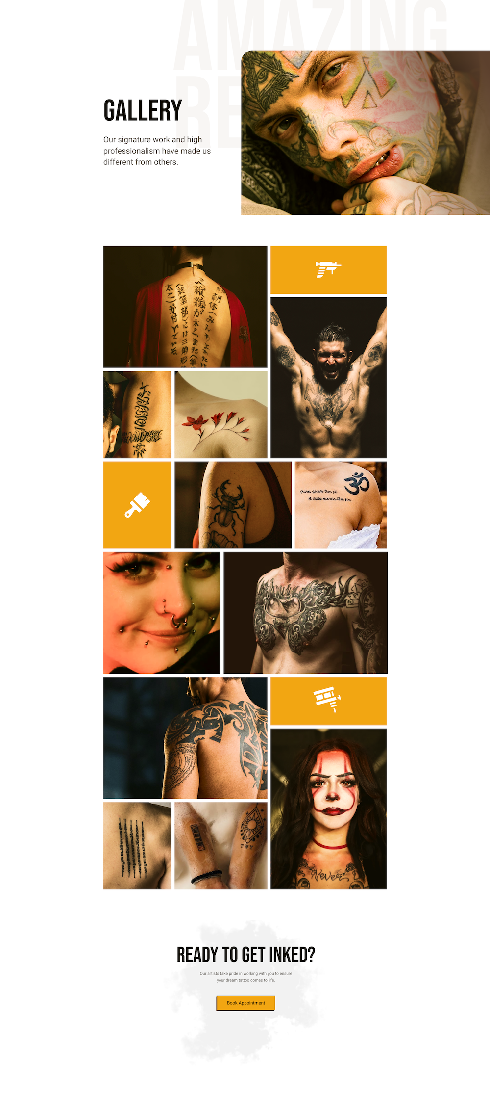 Tattoo Studio Layout Bundle