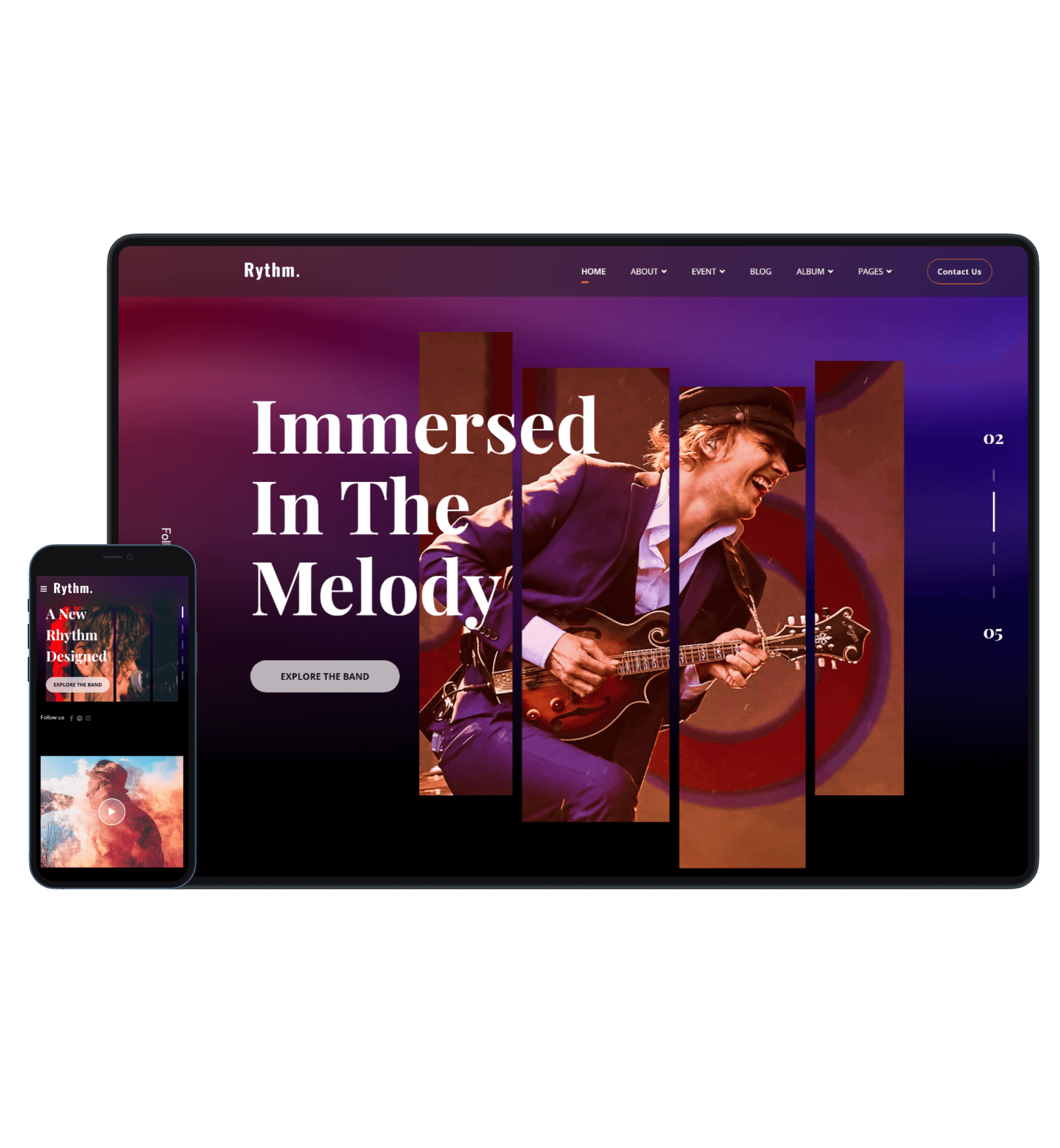 Rythm - Music Band and Musician Joomla Template - JoomShaper