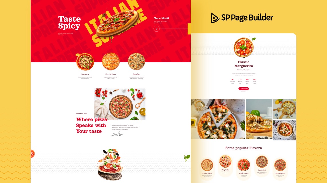 Introducing Pizza - A Free Layout Bundle for SP Page Builder Pro ...