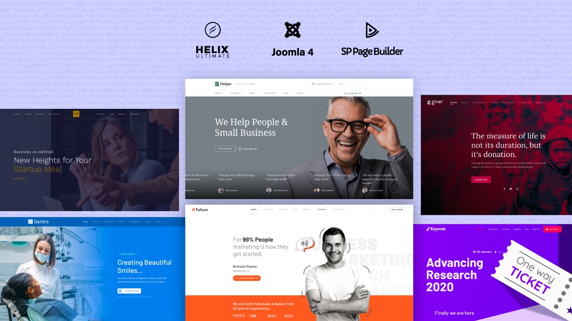 A New Batch of Joomla Templates Updated: Get Joomla 4, Latest Helix Ultimate, SP Page Builder, and More