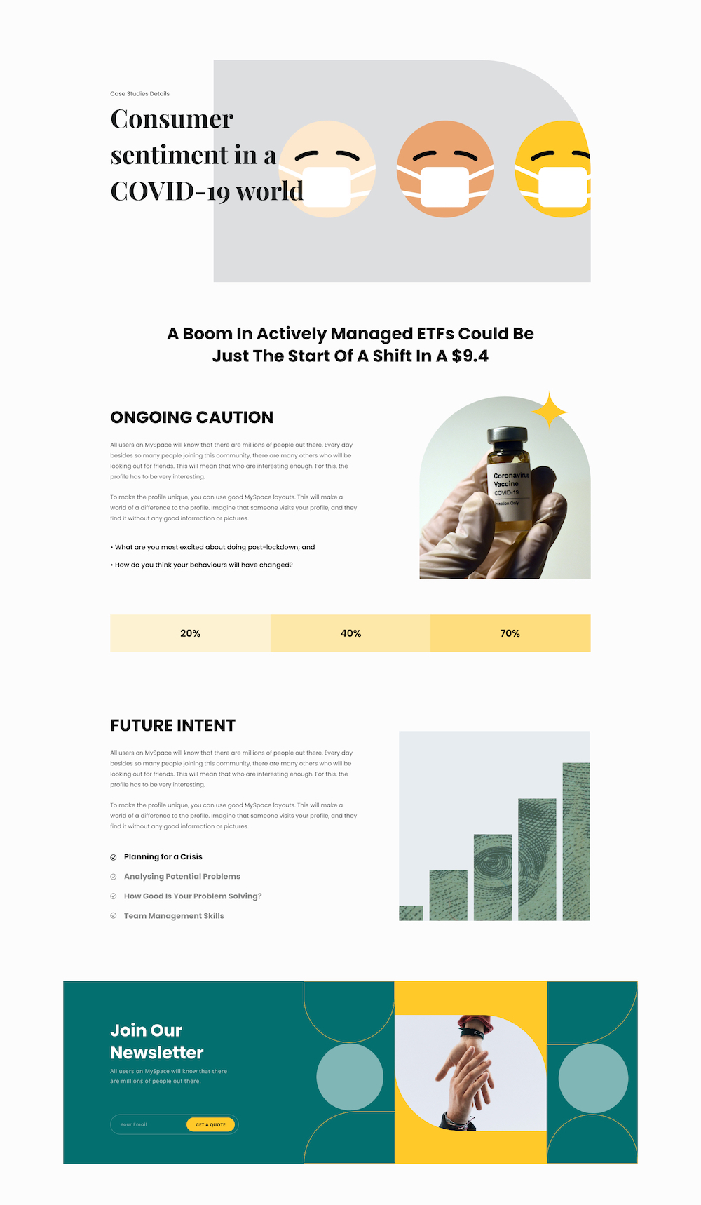 Consultancy Firm Layout Bundle