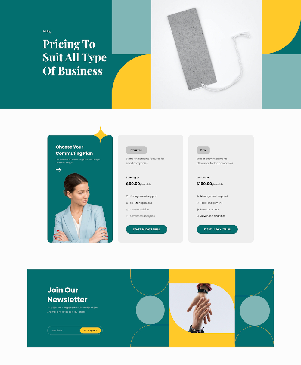 Consultancy Firm Layout Bundle