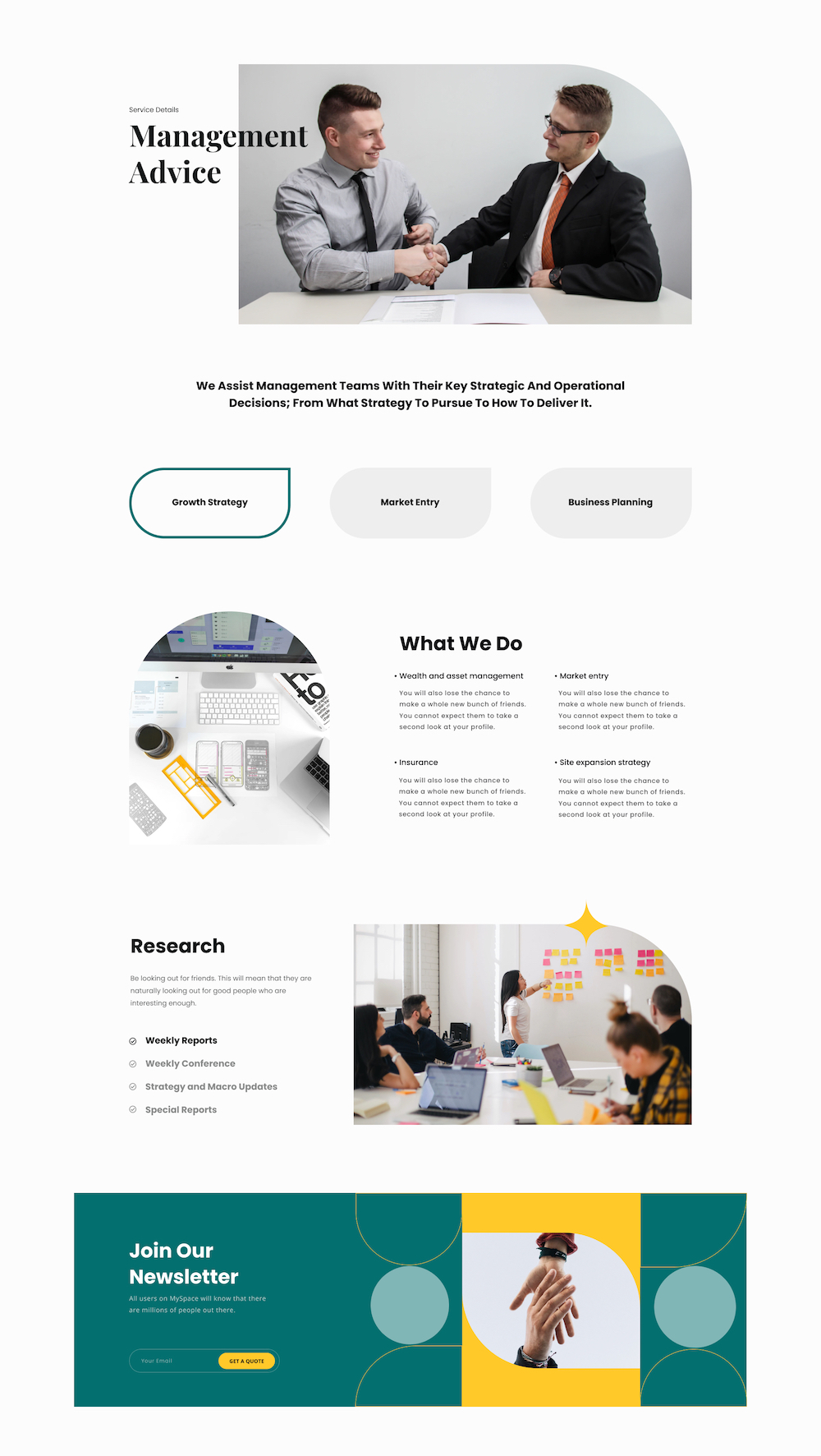 Consultancy Firm Layout Bundle