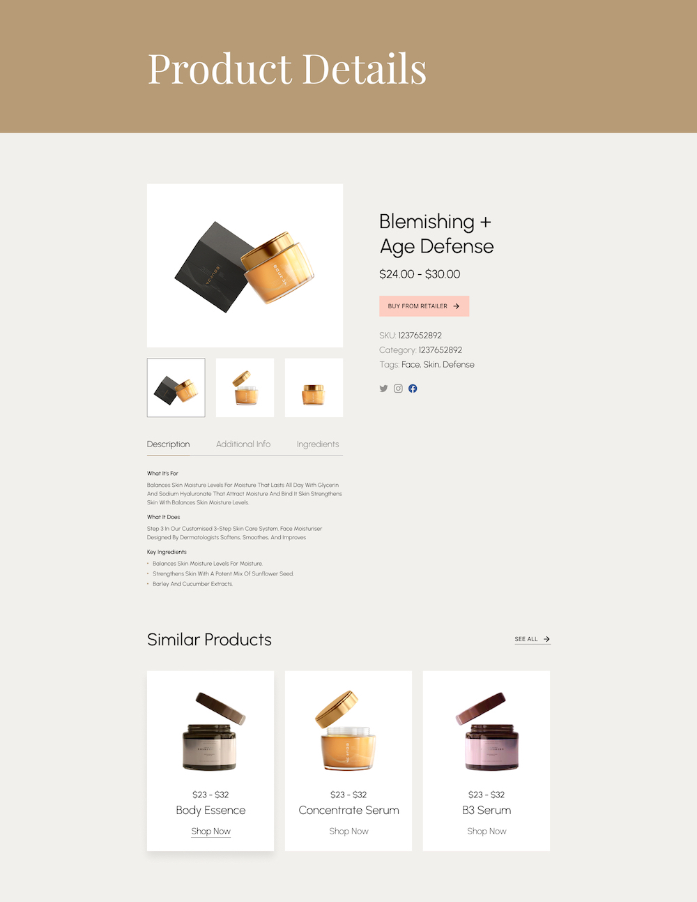 Cosmetics Shop layout bundle