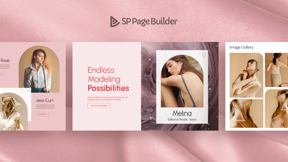 Introducing Fashion Model Agency - A Free Layout Bundle For SP Page Builder Pro