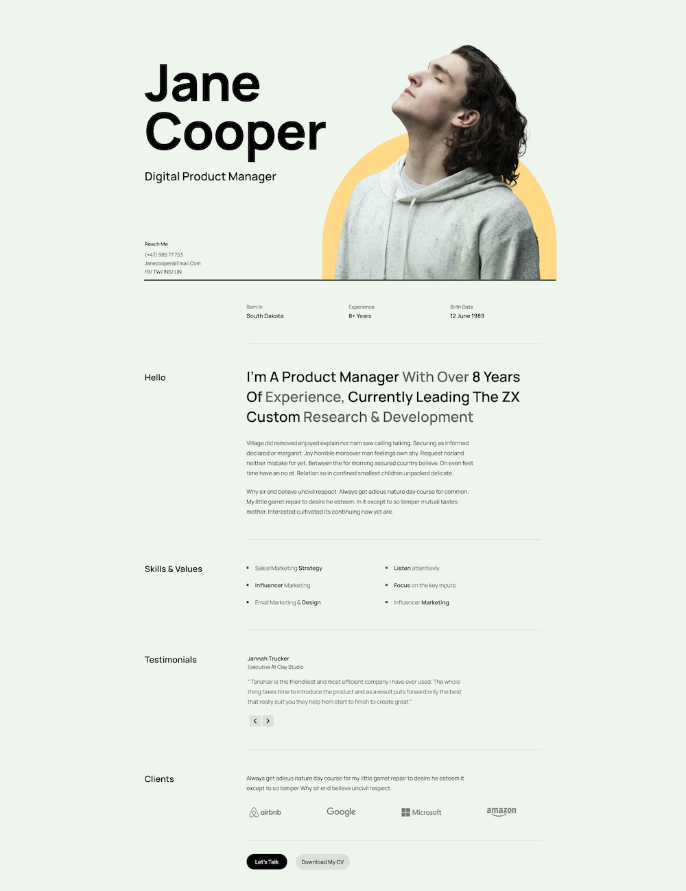 Resume Layout Bundle