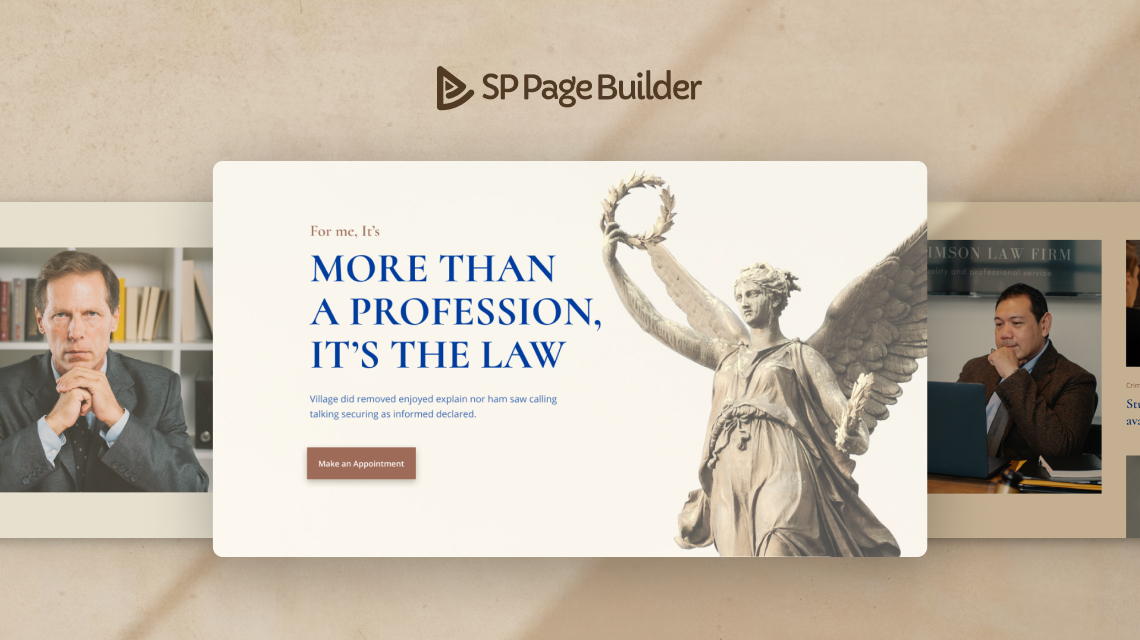 Introducing Law Firm - A Free Layout Bundle for SP Page Builder Pro Users