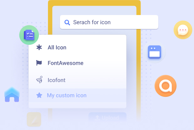 Freedom to Add Custom Icons