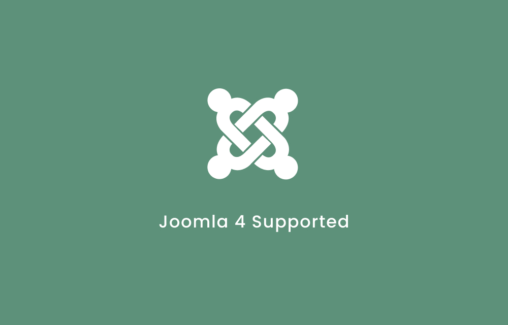 Joomla 4 Supported