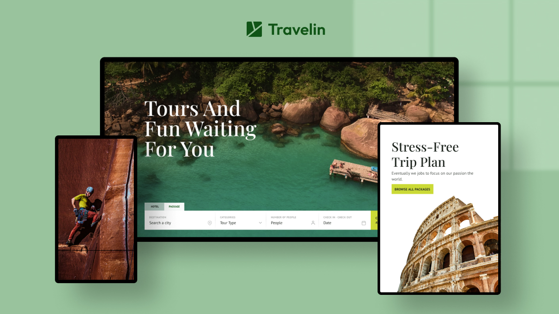 Travelin: A Modern Trip Booking Joomla Template for Any Travel Business