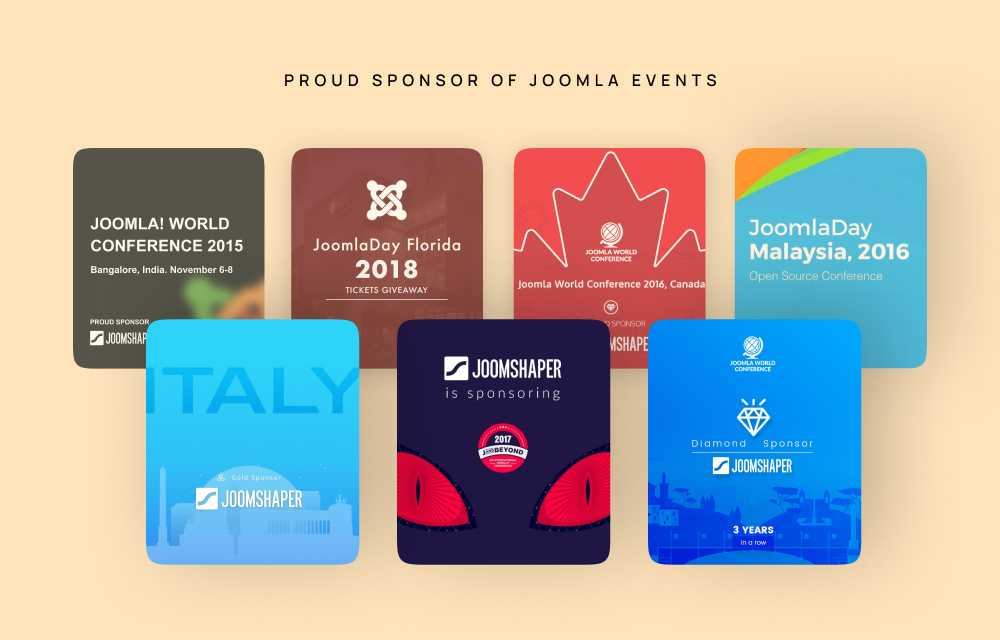 Proud Sponsor of Joomla Events