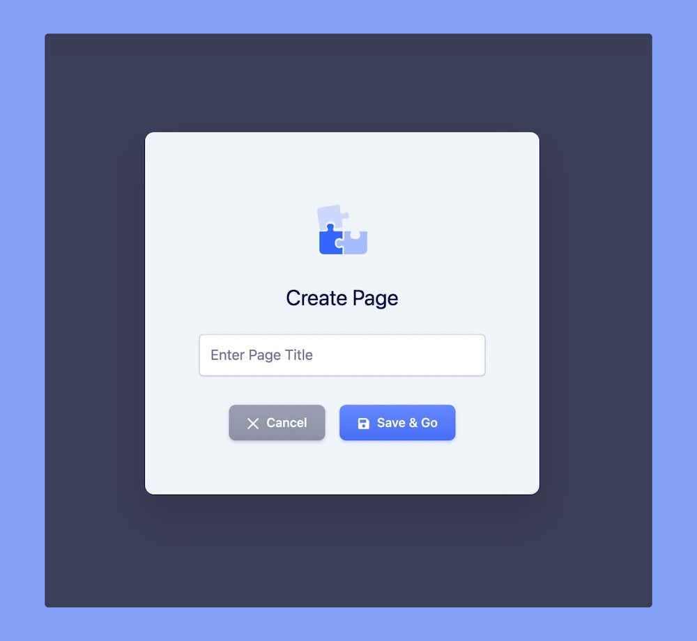 Page Builder 4.0 Dashboard Pages