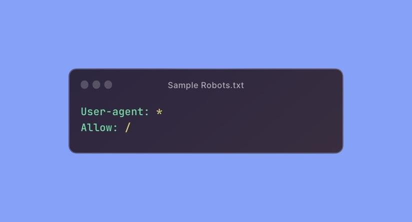format of robots.txt file