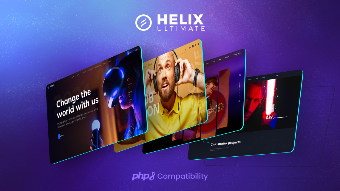9 Helix Ultimate Templates Brings PHP 8 Compatibility & More Enhancements