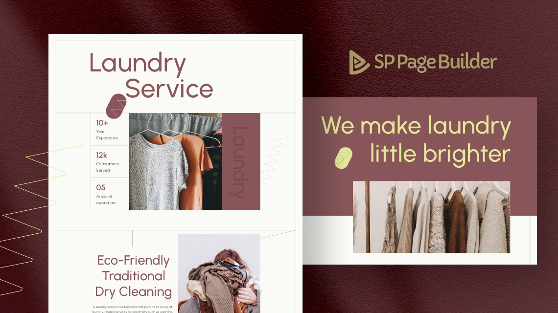 Introducing Laundromat - A Free Layout Bundle for All SP Page Builder Pro Users