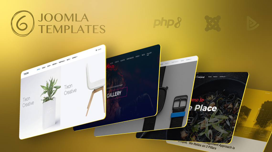 6 Joomla Templates Updated With the Latest PHP, Joomla, SP Page Builder, & More