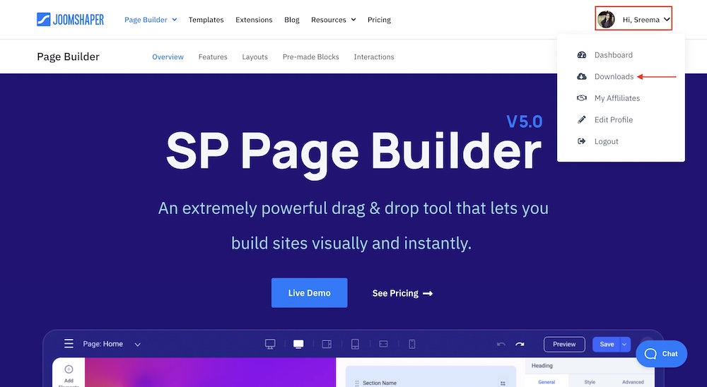 SP Page Builder 5 Installation