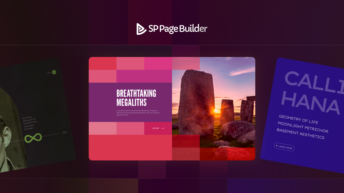 Introducing 12 Fresh Pre-made Blocks to SP Page Builder 5 Pro Family