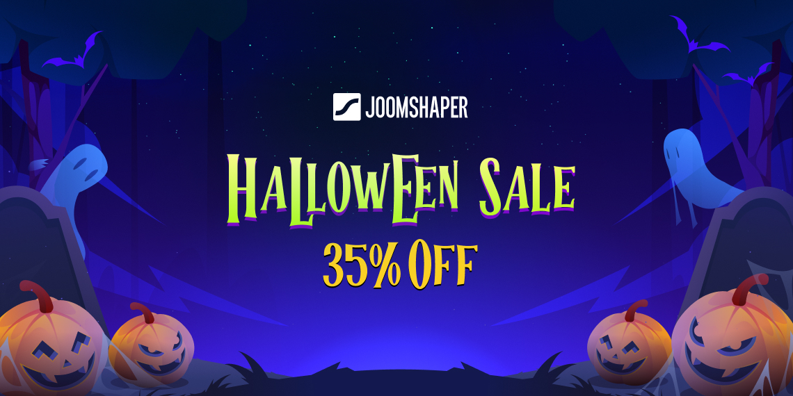 Spooky Savings Alert: 35% Off All Plans at JoomShaper's Halloween Sale!