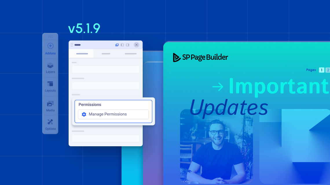 SP Page Builder v5.1.9 Brings Page-Specific Permission Control & a Host of Enhancements